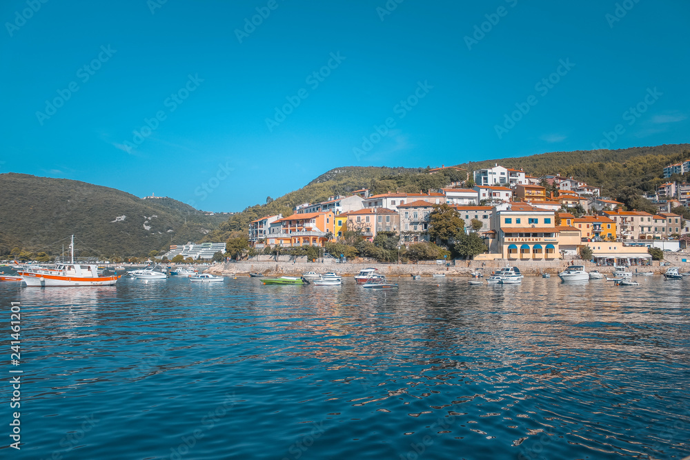 coastline of rabac, croatia