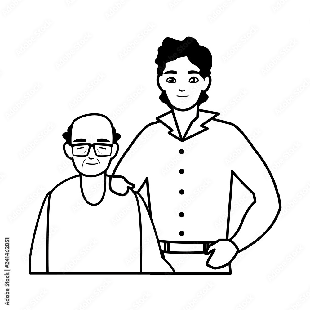 father with son characters father with son characters