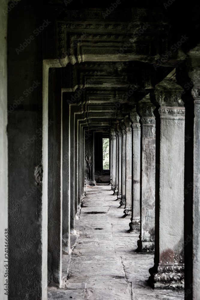 Obraz premium The balcony in Angkor Wat