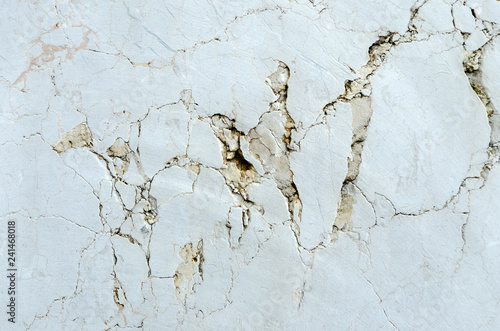 Cut of natural limestone with colour patterns and disseminations surface photo