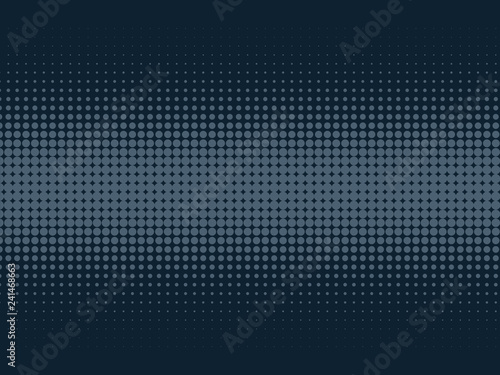 Abstract halftone dotted blue background © gojalia