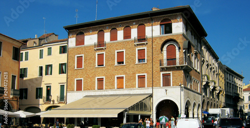 Canvastavla Historical buildings in Padova. Italy