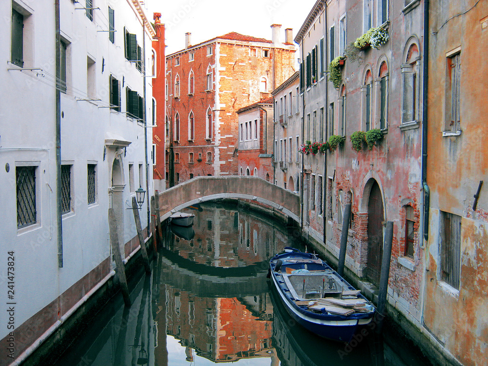 Historical buildings in Venice. Italy
