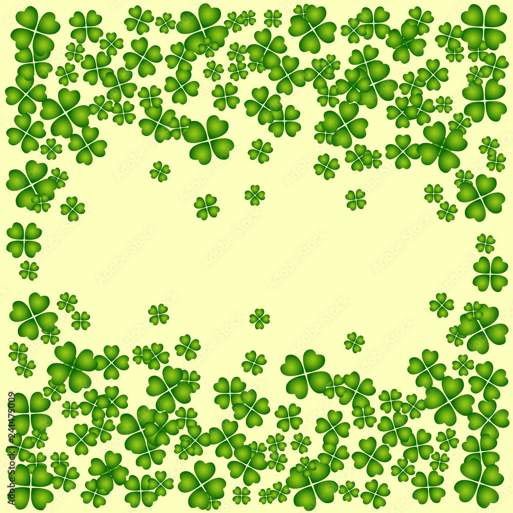 Saint Patrick's Day frame background