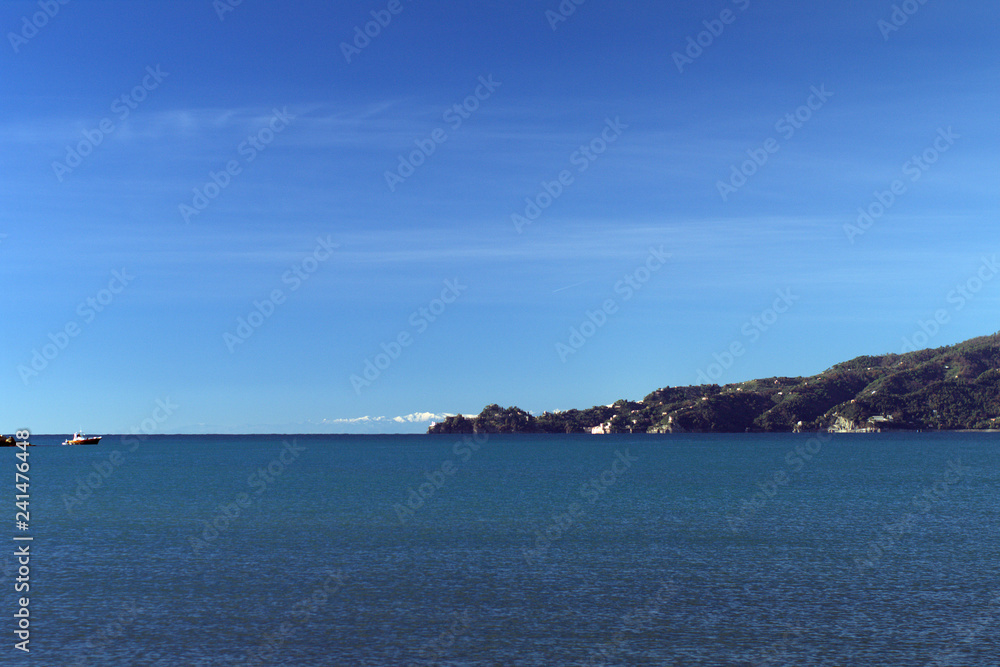 promontory of Portofino,italy,horizon,seascape,europe,view,coast,panorama,sea,coastline,nature,