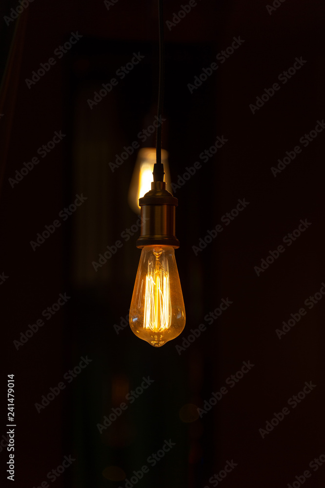 Decorative bulbs in vintage style Edison