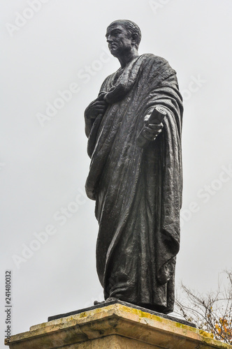 Monumento a Séneca en Córdoba, Andalucía, España 