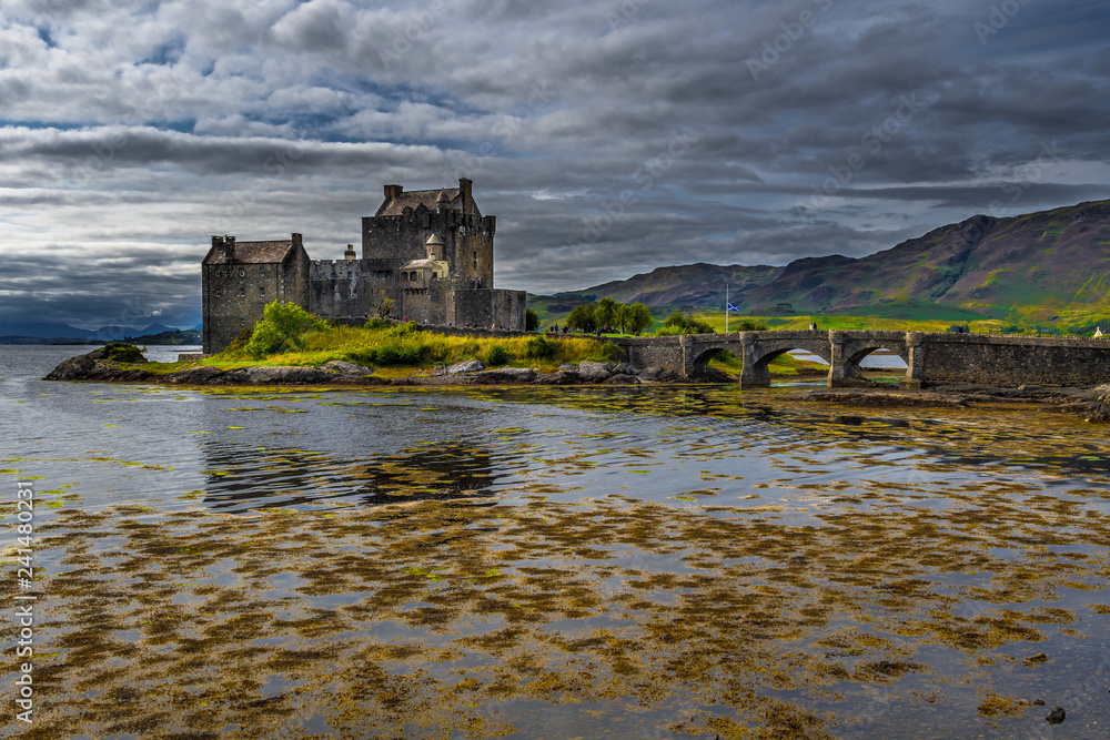 Eilean Donan Castle At Loch Duich In Scotland