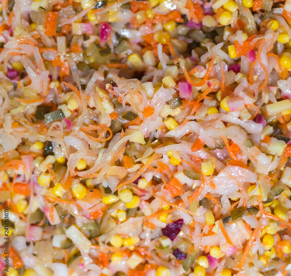 background of delicious vegetable salad background of delicious vegetable salad