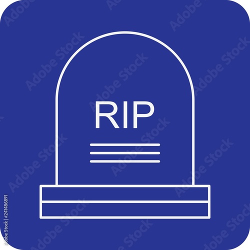 vector grave icon