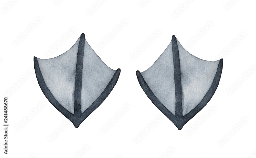 Pair of duck webbed feet prints. Symbol of honesty, fidelity