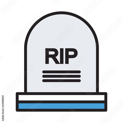 vector grave icon