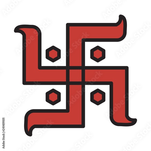 vector hindu sign icon