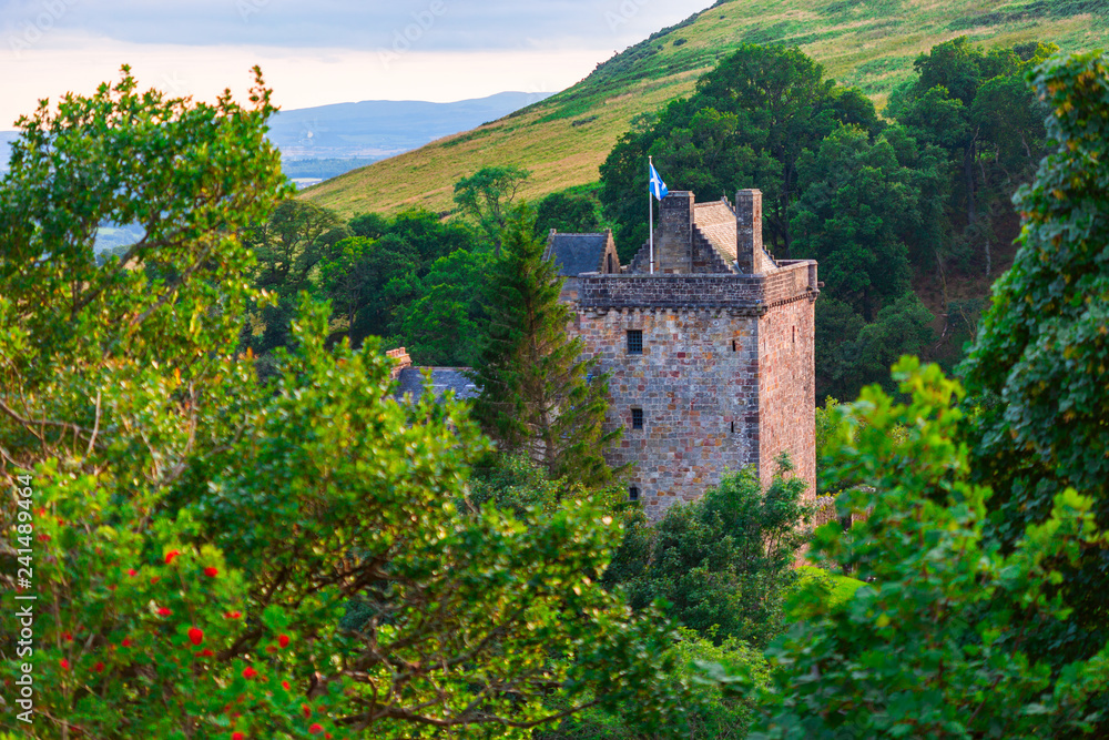 Medieval Castle Campbell near Dollar, Clackmannanshire, Scotland