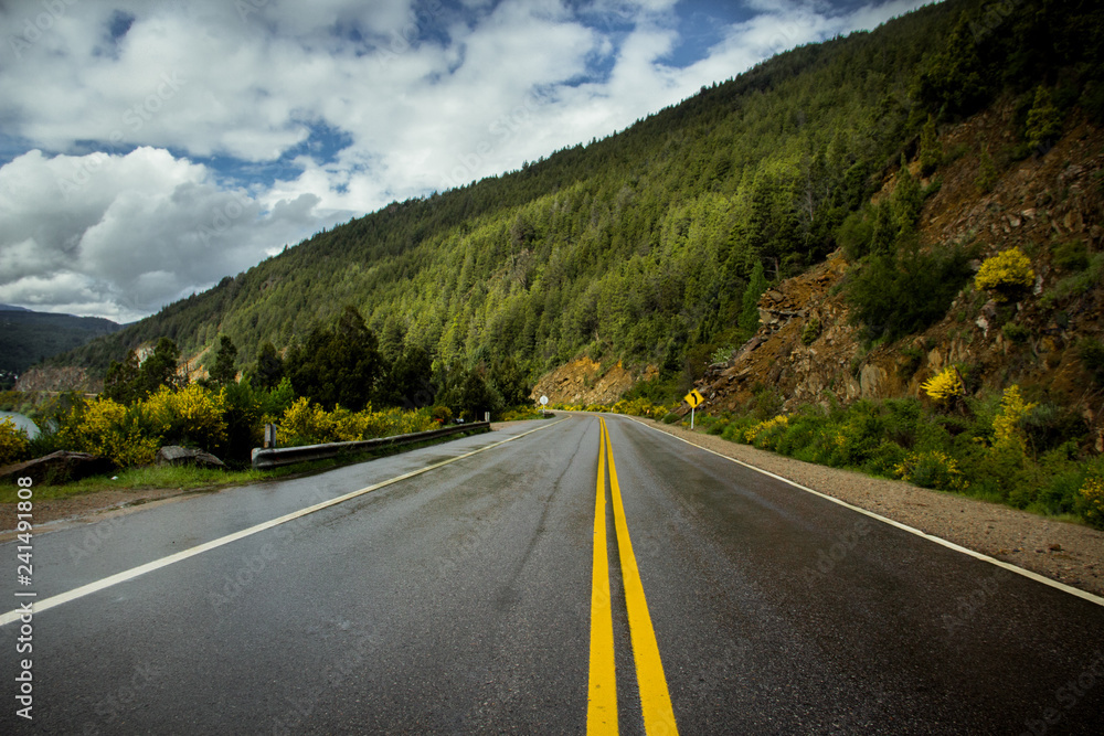road in the mountains road in the mountains