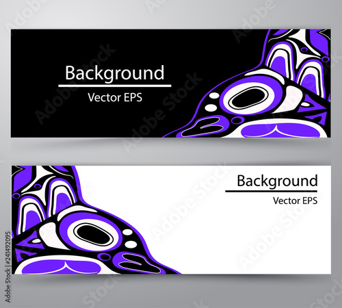 native header invitation Vector