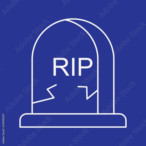 vector grave icon