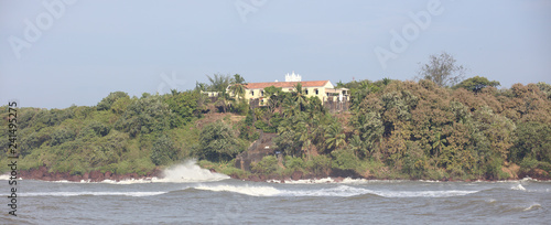 2974 Fort Tiracol across river in Goa, Dec. 4, 2017 photo
