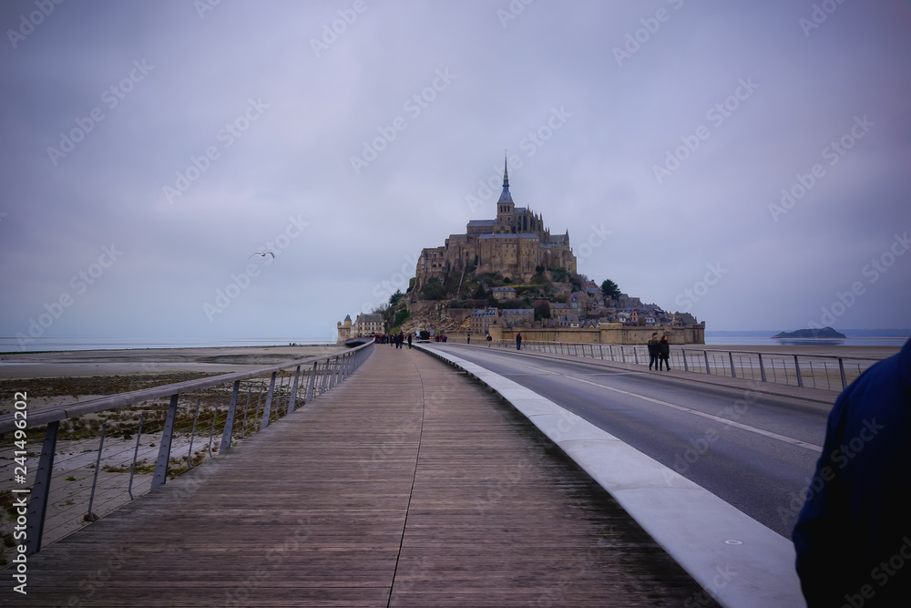 Mt. Saint Michel, France. Normandy. Europe  