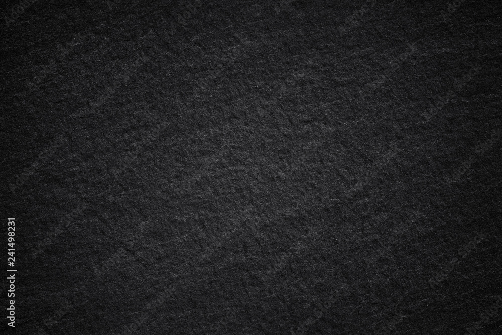 Fototapeta premium Dark grey black slate background or natural stone texture.