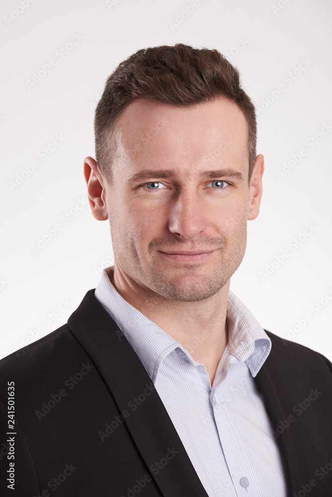 Portrait of young caucasian business man Portrait of young caucasian business man