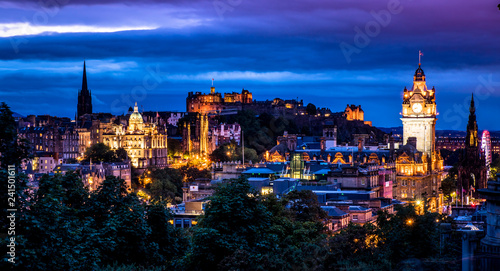 Edinburgh Night Panoramic