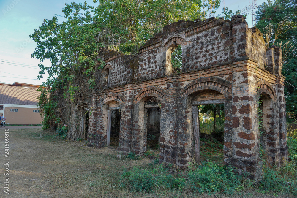 Beautiful landscape of ancient Ban Tha Rae,Sakon Nakhon,Thailand Beautiful landscape of ancient Ban Tha Rae,Sakon Nakhon,Thailand