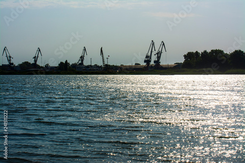 cranes in port © Николай Евсеенко