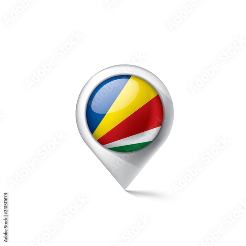 Seychelles flag, vector illustration on a white background Free Download Seychelles flag, vector illustration on a white background - GFXLoad