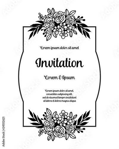 Can be used as greeting card or wedding invitation vector art