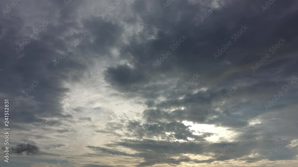 Time lapse Video of white cloud moving on sky in sunset Time lapse Video of white cloud moving on sky in sunset