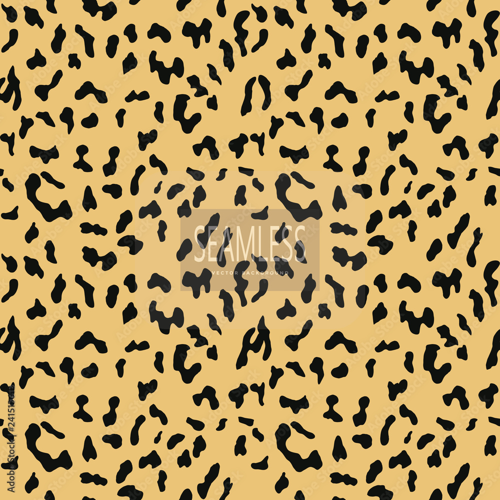 Leopard seamless pattern. Animal print. Vector background.animal skin, tiger stripes, abstract pattern, line background, fabric. Amazing hand drawn vector illustration. Poster banner.