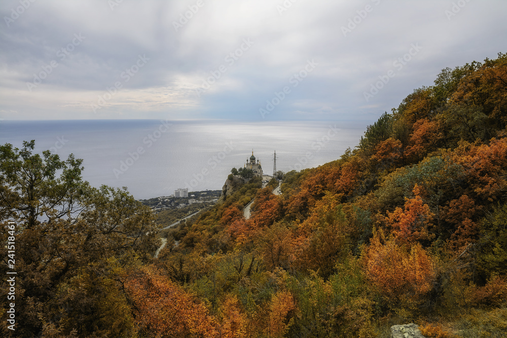 Obraz premium Temple-a beacon.Crimea.