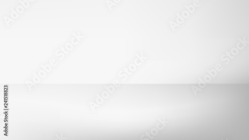 Vector white grey abstract background empty room with spotlight effect