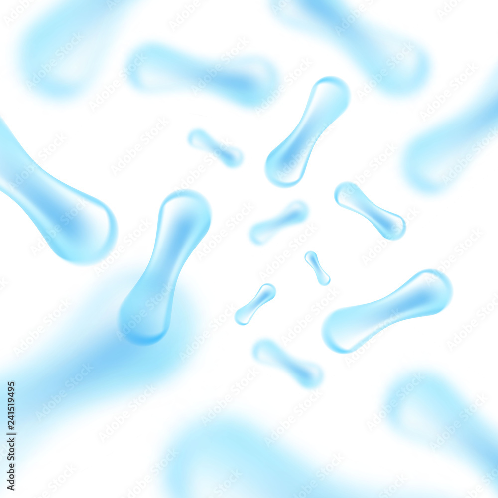 Probiotics Bacteria Vector illustration. Microscopic bacteria closeup. Probiotics Bacteria Vector illustration. Microscopic bacteria closeup.