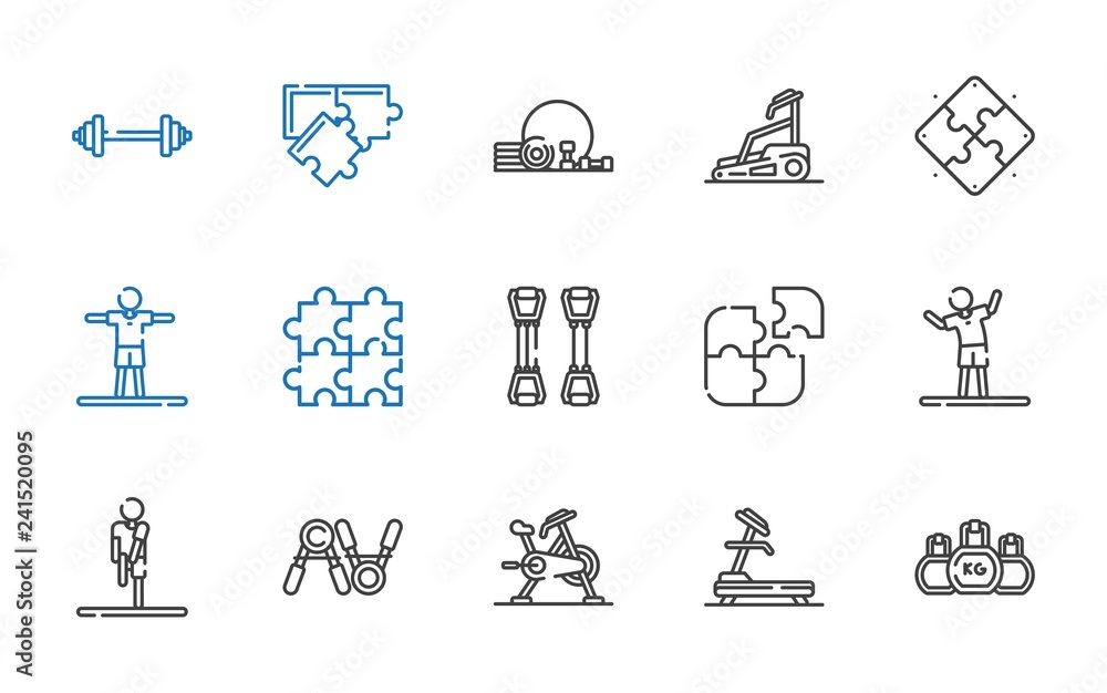 fit icons set fit icons set