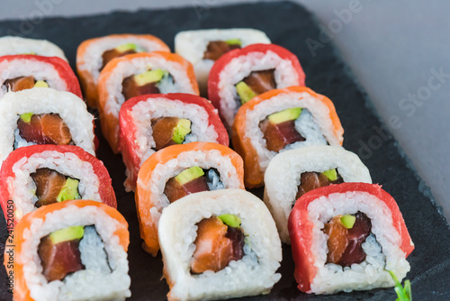 Sushi ready for food