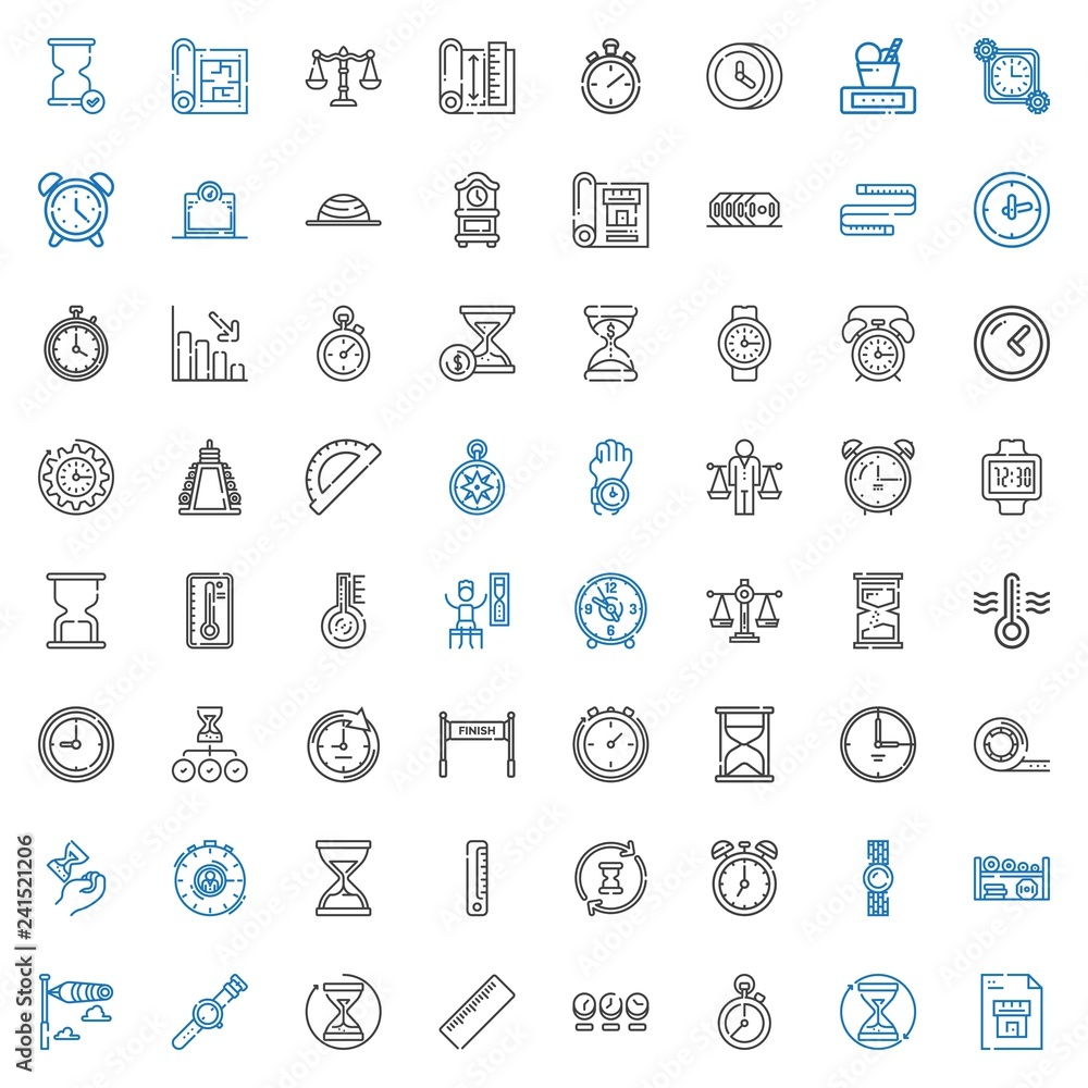 measurement icons set measurement icons set
