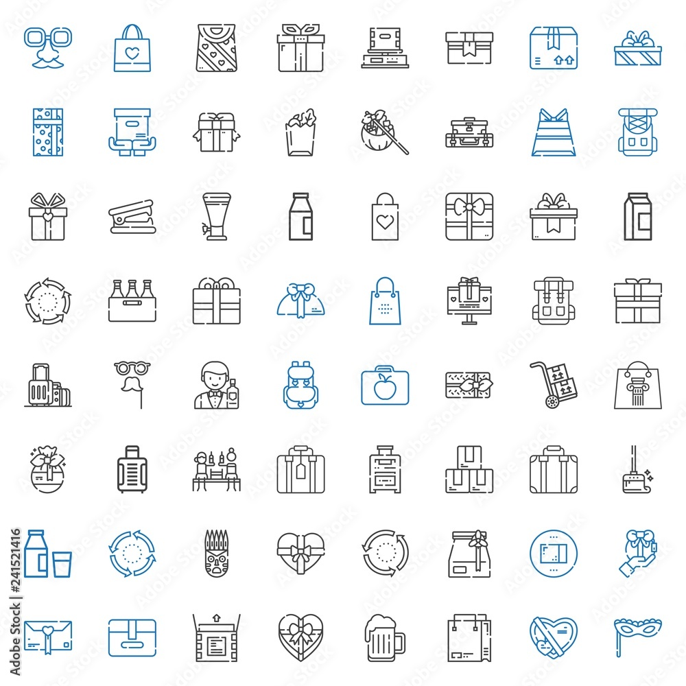 Obraz premium pack icons set