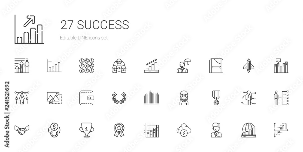 success icons set success icons set
