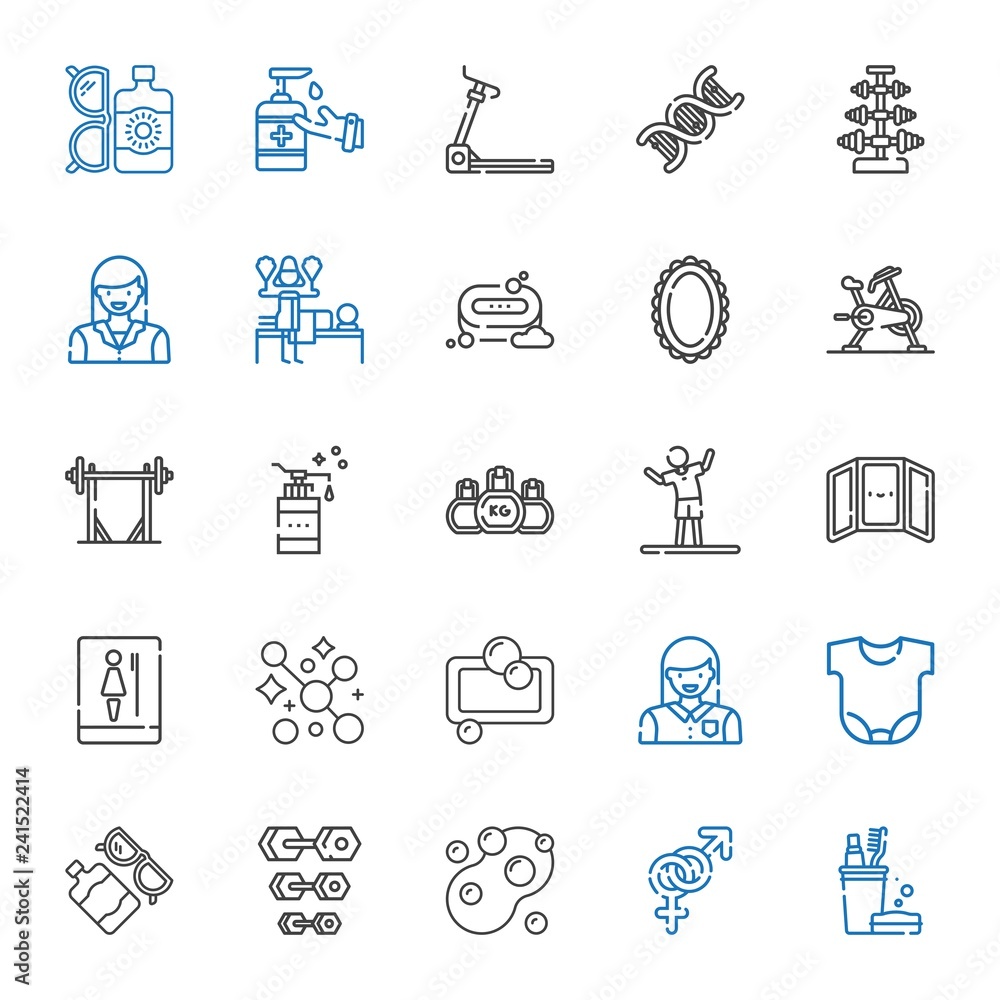 body icons set body icons set