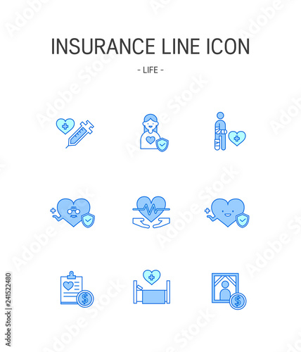 Insurance Icon set