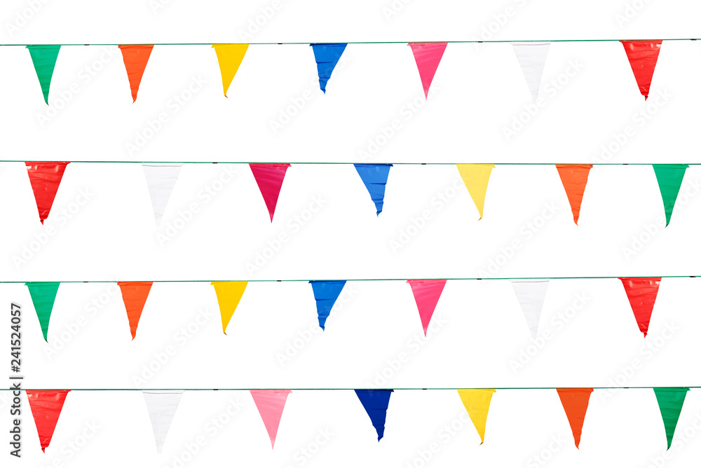 Many colorful of flag isolated on white with clipping path Many colorful of flag isolated on white with clipping path