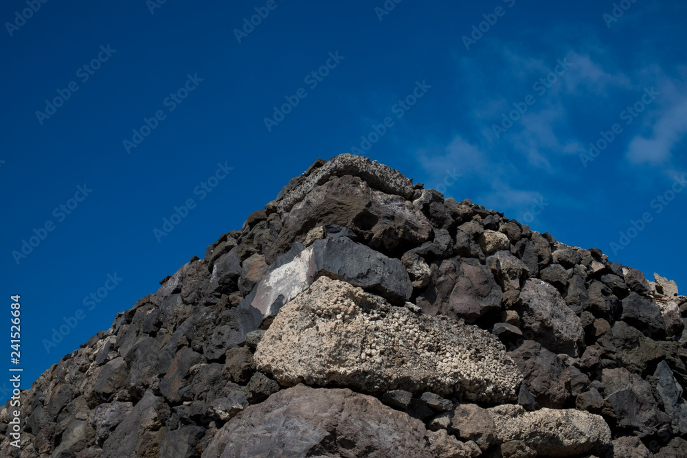 Volcanic wall Tenerife Volcanic wall Tenerife