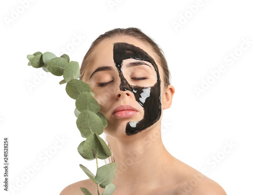 Beautiful young woman with ...