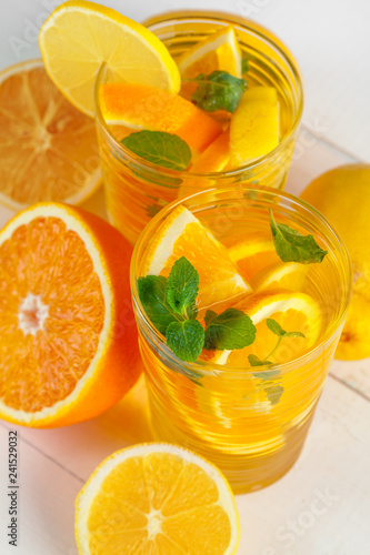 Citrus lemonade,summer drink.