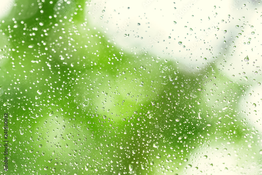 rain drops on a window, for backgrounds