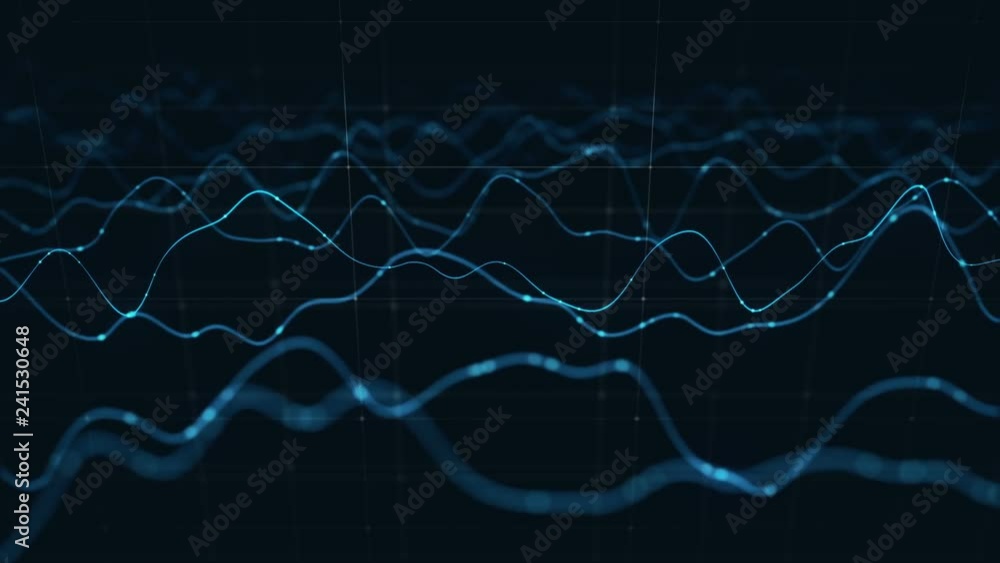 Animation growth of abstract charts with changing values of check points on dark background. Animation of seamless loop. Animation growth of abstract charts with changing values of check points on dark background. Animation of seamless loop.