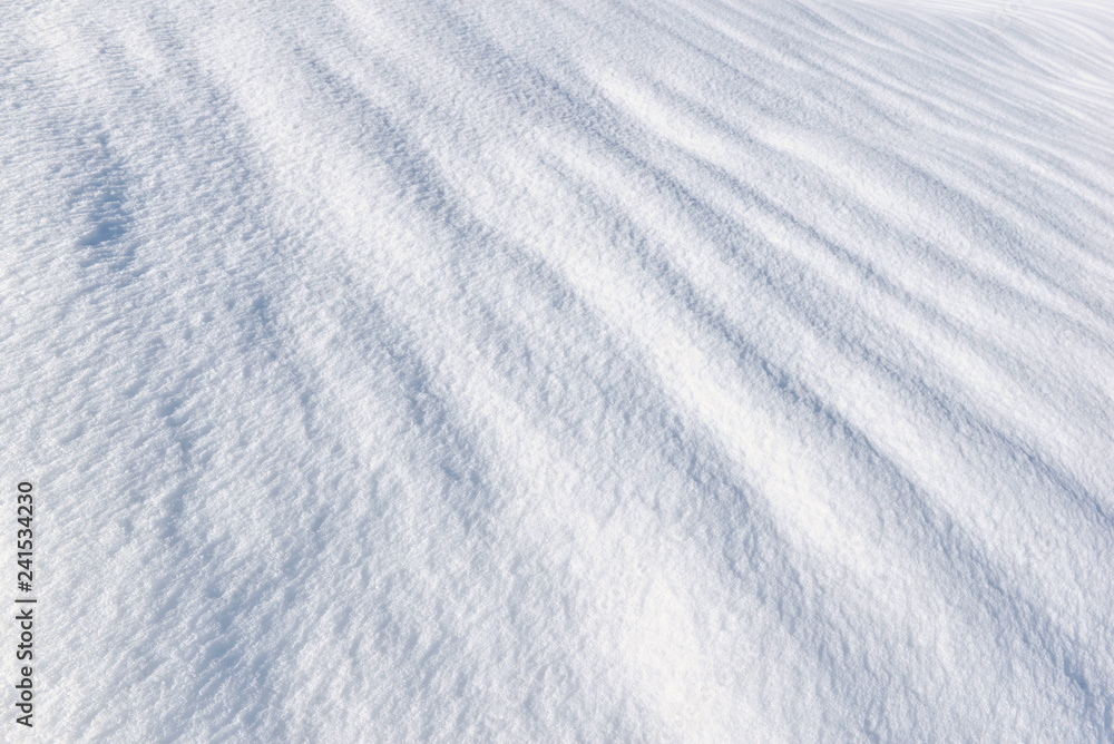 Fototapeta premium surface textured of fresh snow 