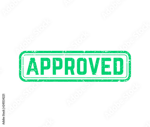 approved vector stamp